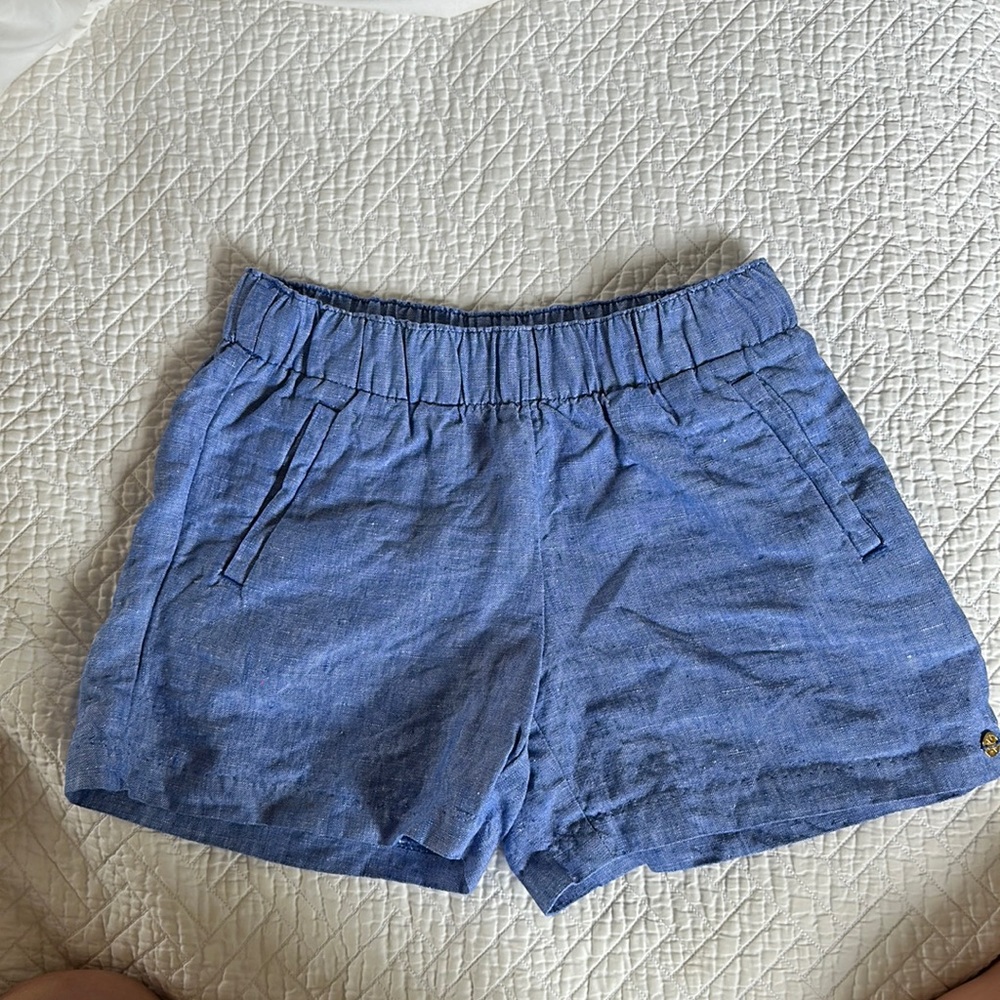Lilly Pulitzer xxs 100% linen shorts